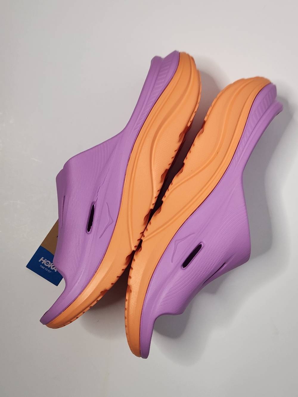 Hoka U Ora Recovery Slide 3 Violet Bloom Comfy Lifestyle Men’s Sandals Size 7 - Picture 5 of 7